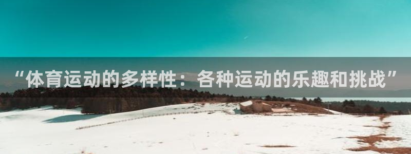 意昂4登录：“体育运动的多样性：各种运动的乐趣和挑战”