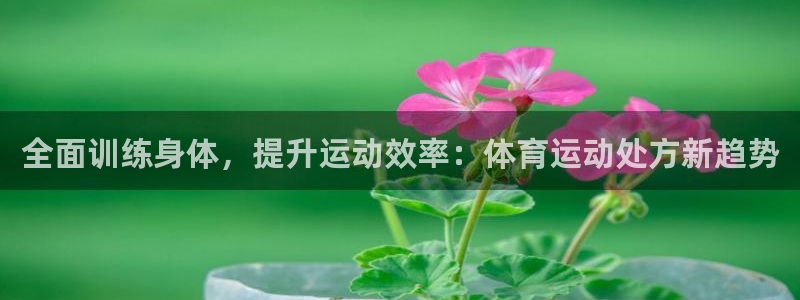 广州市意昂智能科技有限公司：全面训练身体，提升运动效率：体育运动处方新趋势