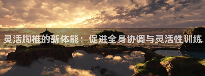 意昂4登录：灵活胸椎的新体能：促进全身协调与灵活性训练