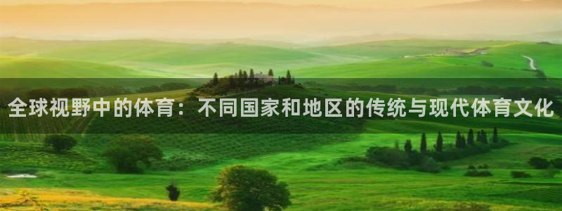 沐鸣2体育和杏耀是哪个公司的：全球视野中的体育：不同国家和地区的传统与现代体育文