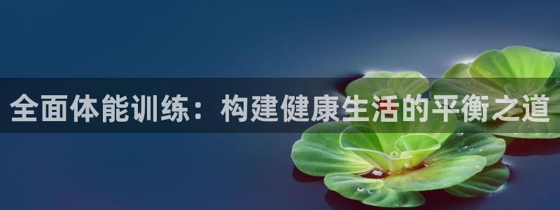 意昂官网：全面体能训练：构建健康生活的平衡之道